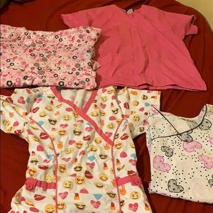 Size small scrub tops